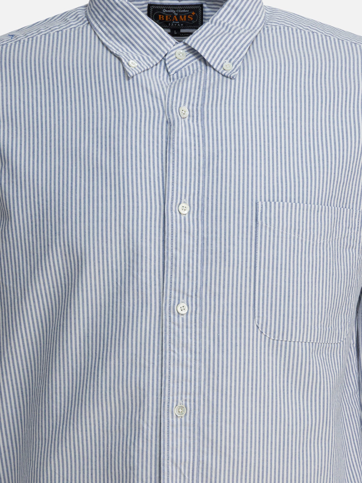 Casual shirts Striped  Blue - Beams Plus Men | PDP | VIETTI Online Store | Zoom-Modal_3
