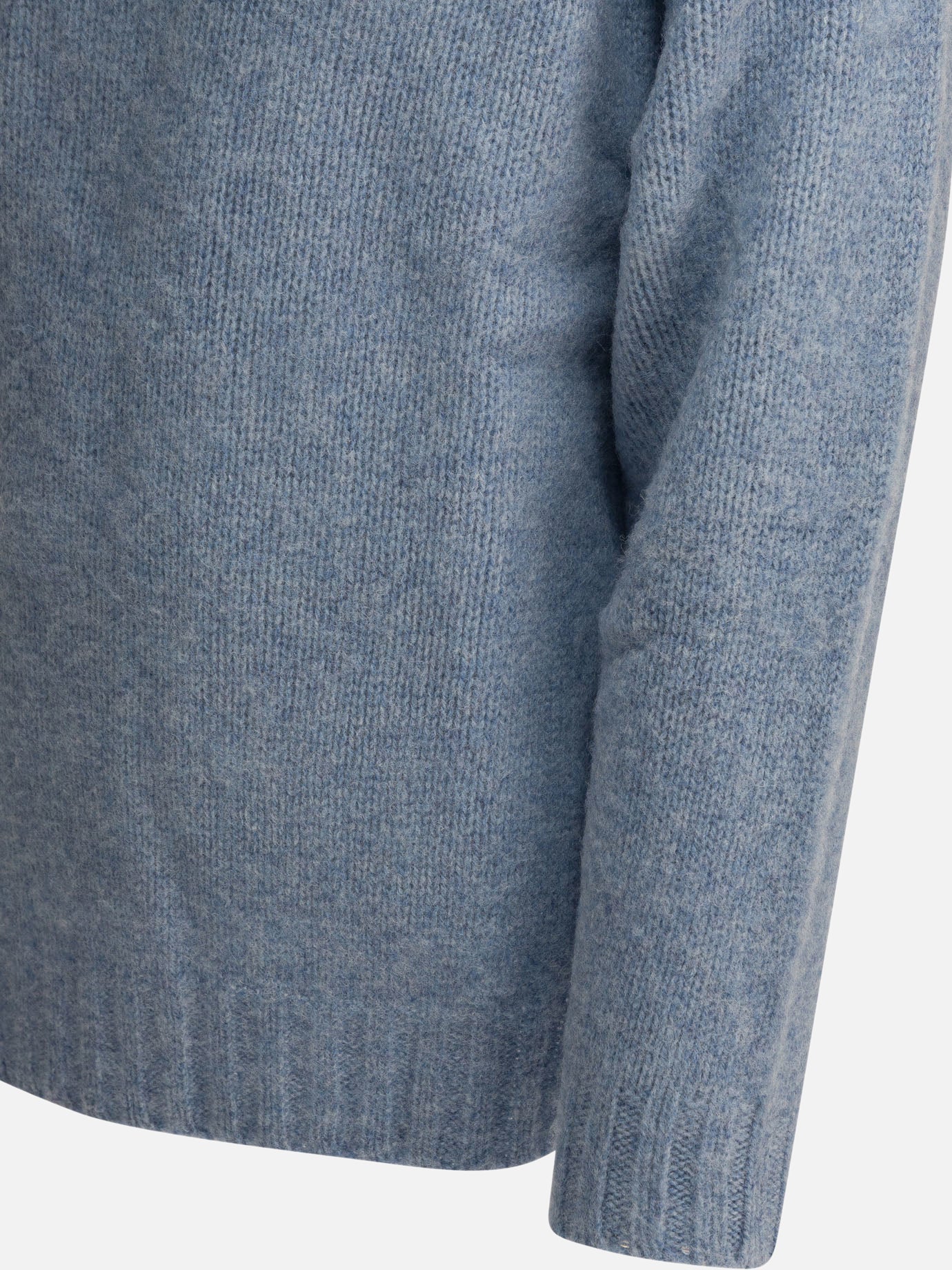 Crewneck sweaters Solid colour  Light blue - Beams Plus Men | PDP | VIETTI Online Store | Zoom-Modal_4

