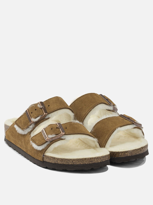 Flat sandals 100% leather  Beige - Birkenstock Women | PDP | VIETTI Online Store | 2
