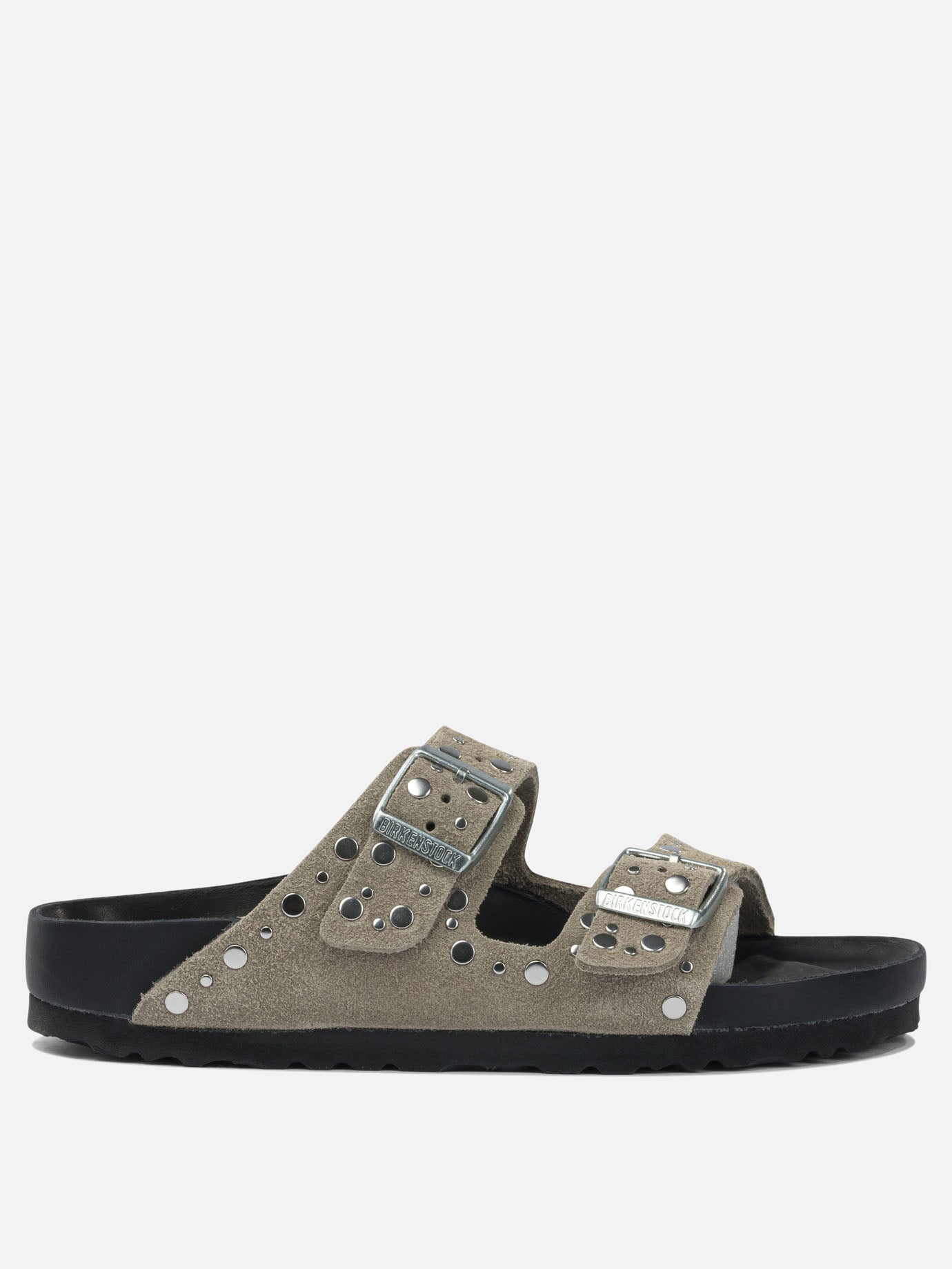Flat sandals 100% leather  Grey - Birkenstock Women | PDP | VIETTI Online Store | Zoom-Modal
