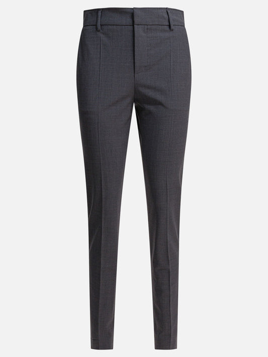 Leisure trousers Solid colour  Grey - Brunello Cucinelli Women | PLP | VIETTI Online Store 

