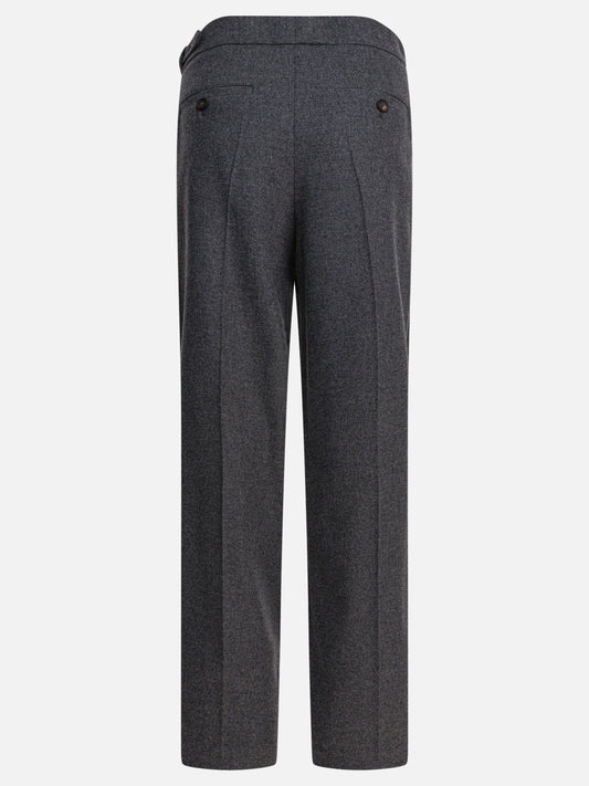 Leisure trousers Pinstriped  Grey - Brunello Cucinelli Women | PDP | VIETTI Online Store | 2
