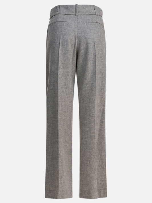 Leisure trousers Solid colour  Grey - Brunello Cucinelli Women | PLP | VIETTI Online Store | 2
