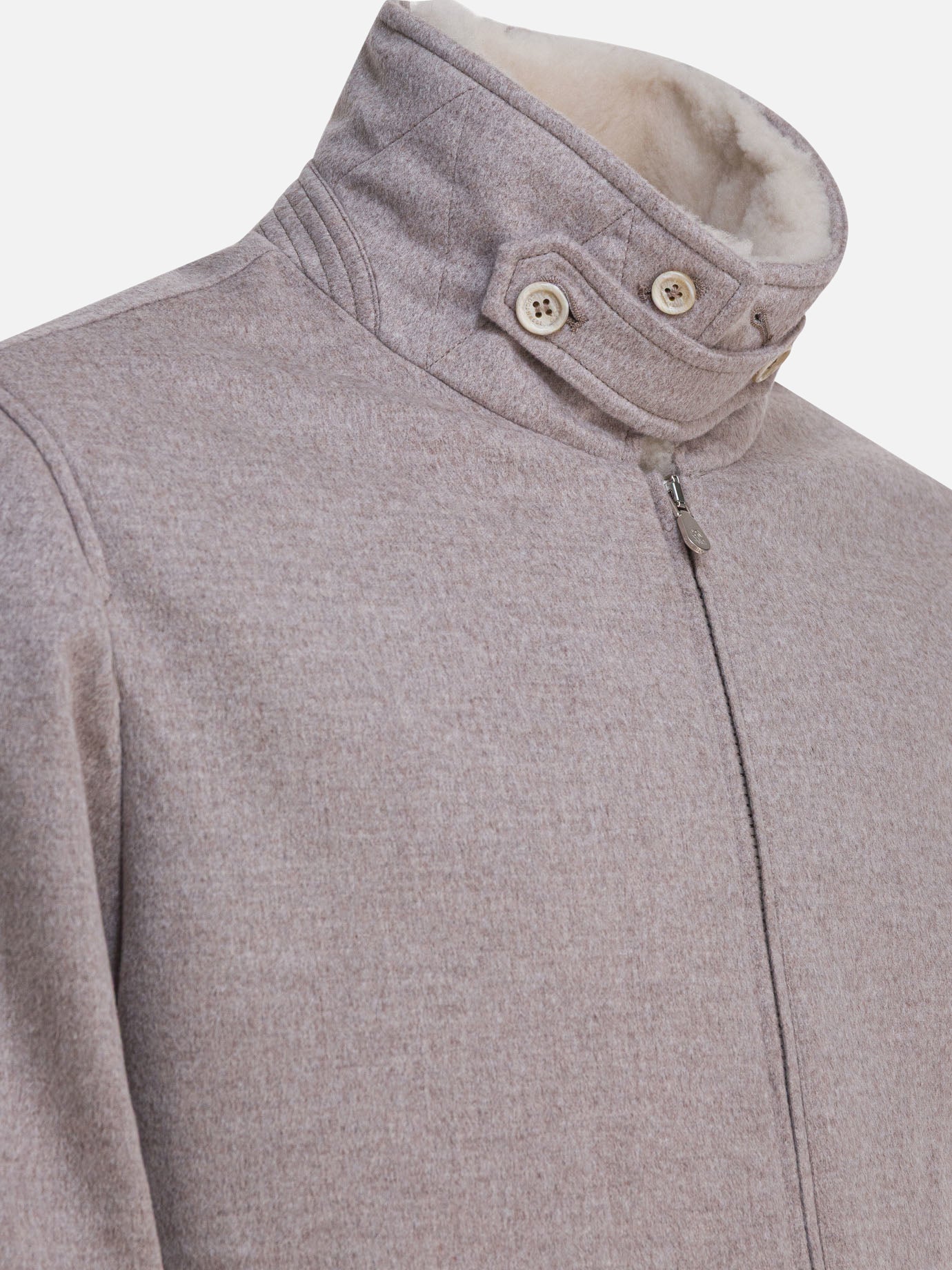 Short coats Solid colour  Brown - Brunello Cucinelli Men | PDP | VIETTI Online Store | Zoom-Modal_4
