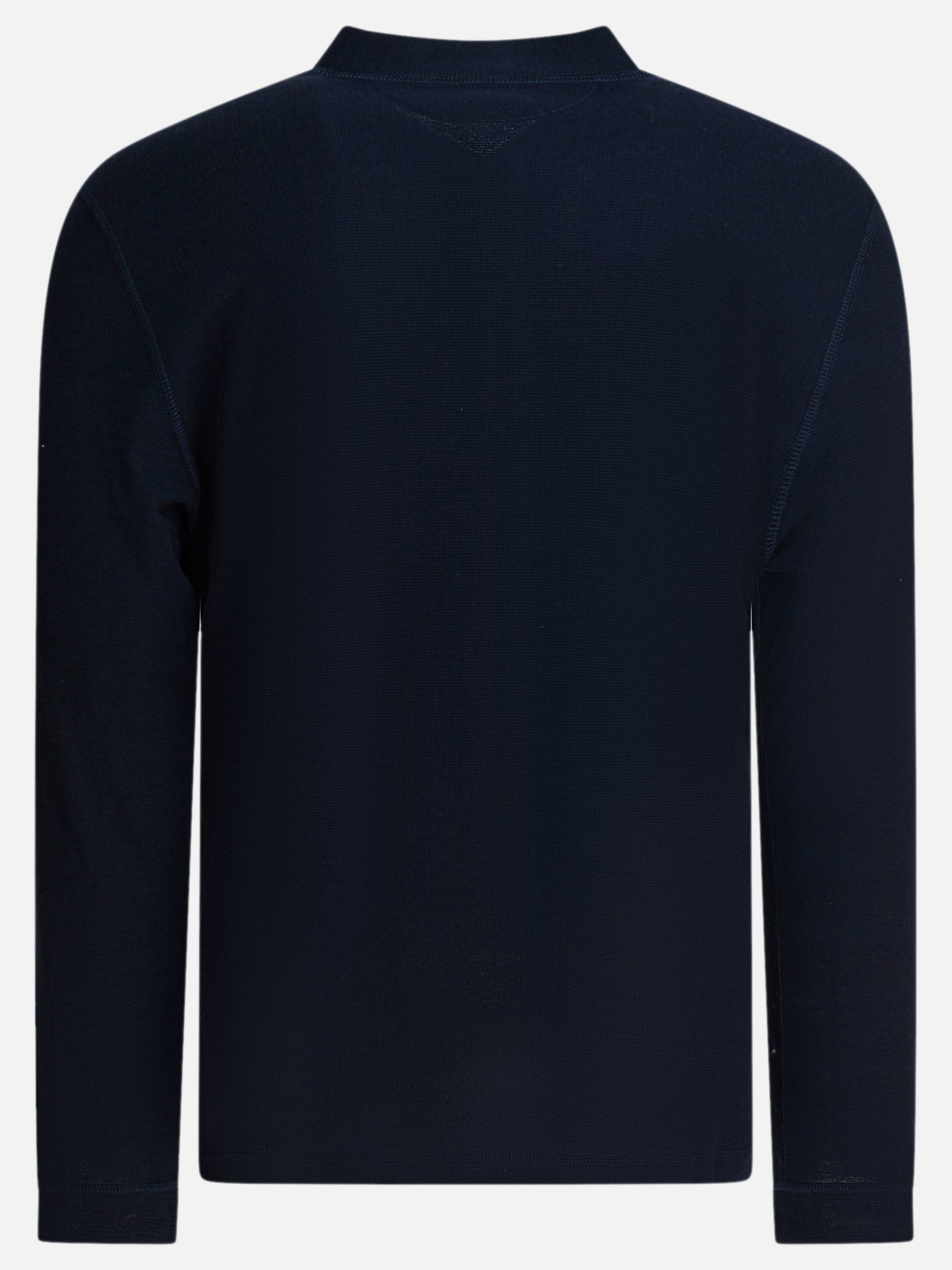 Crewneck t-shirts Solid colour  Blue - Brunello Cucinelli Men | PDP | VIETTI Online Store | thumbnail_2