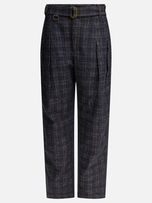 Leisure trousers Check  Blue - Burberry Women | PLP | VIETTI Online Store 
