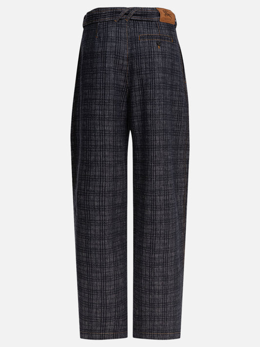 Leisure trousers Check  Blue - Burberry Women | PLP | VIETTI Online Store | 2
