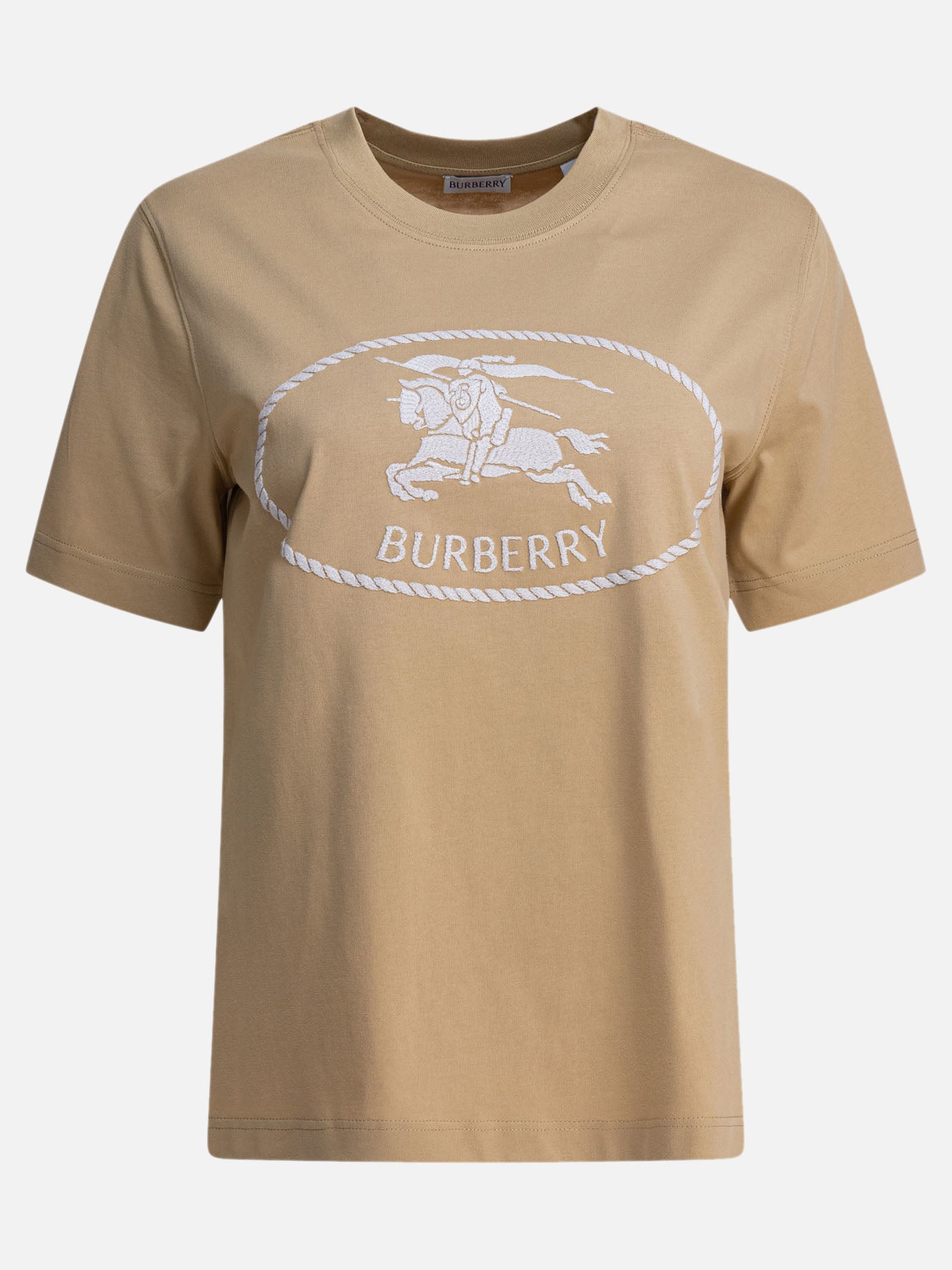 Crewneck t-shirts Logo  Beige - Burberry Women | PDP | VIETTI Online Store | thumbnail