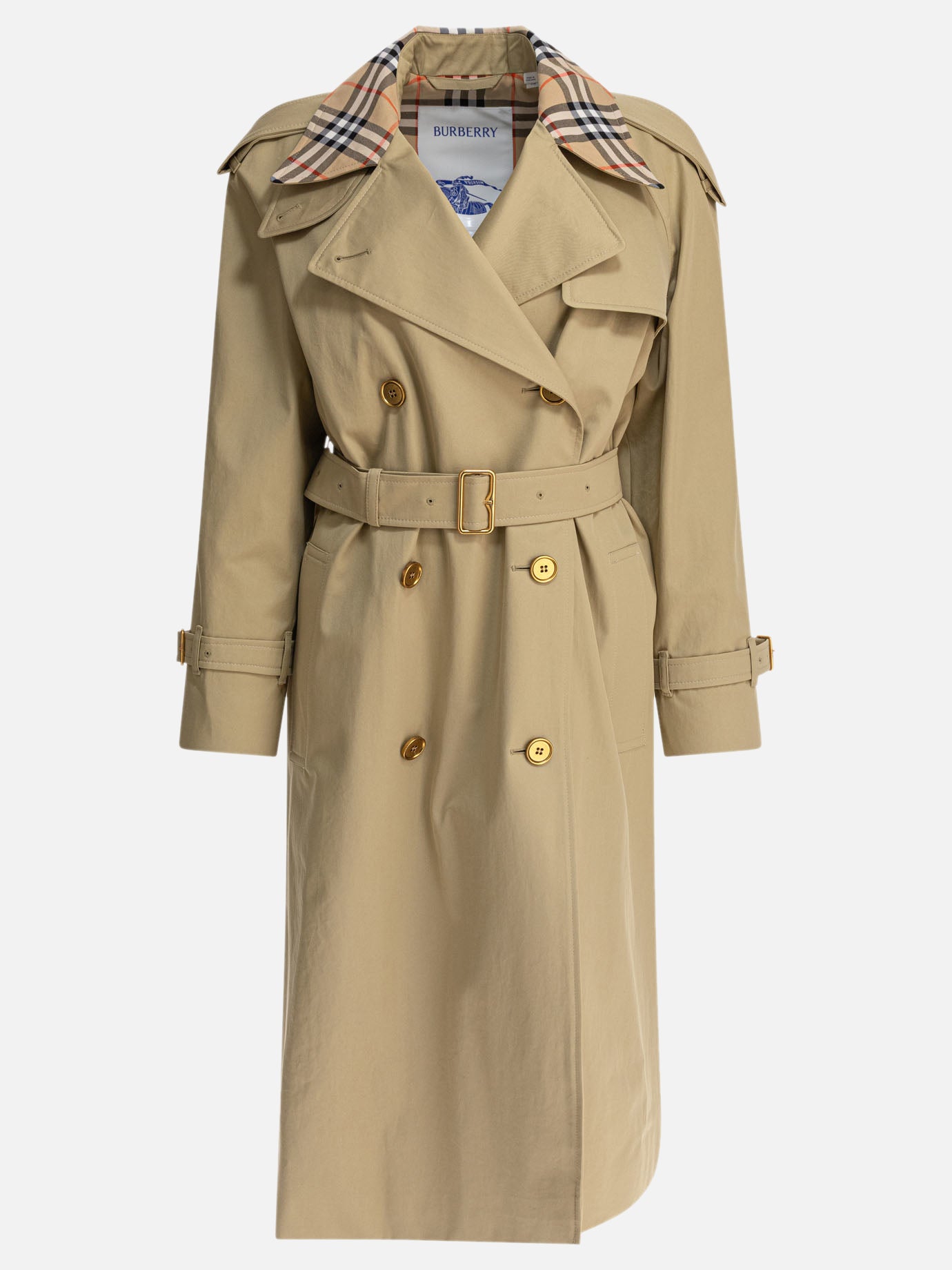 Raincoats & Trench coats Solid colour  Beige - Burberry Women | PDP | VIETTI Online Store | Zoom-Modal
