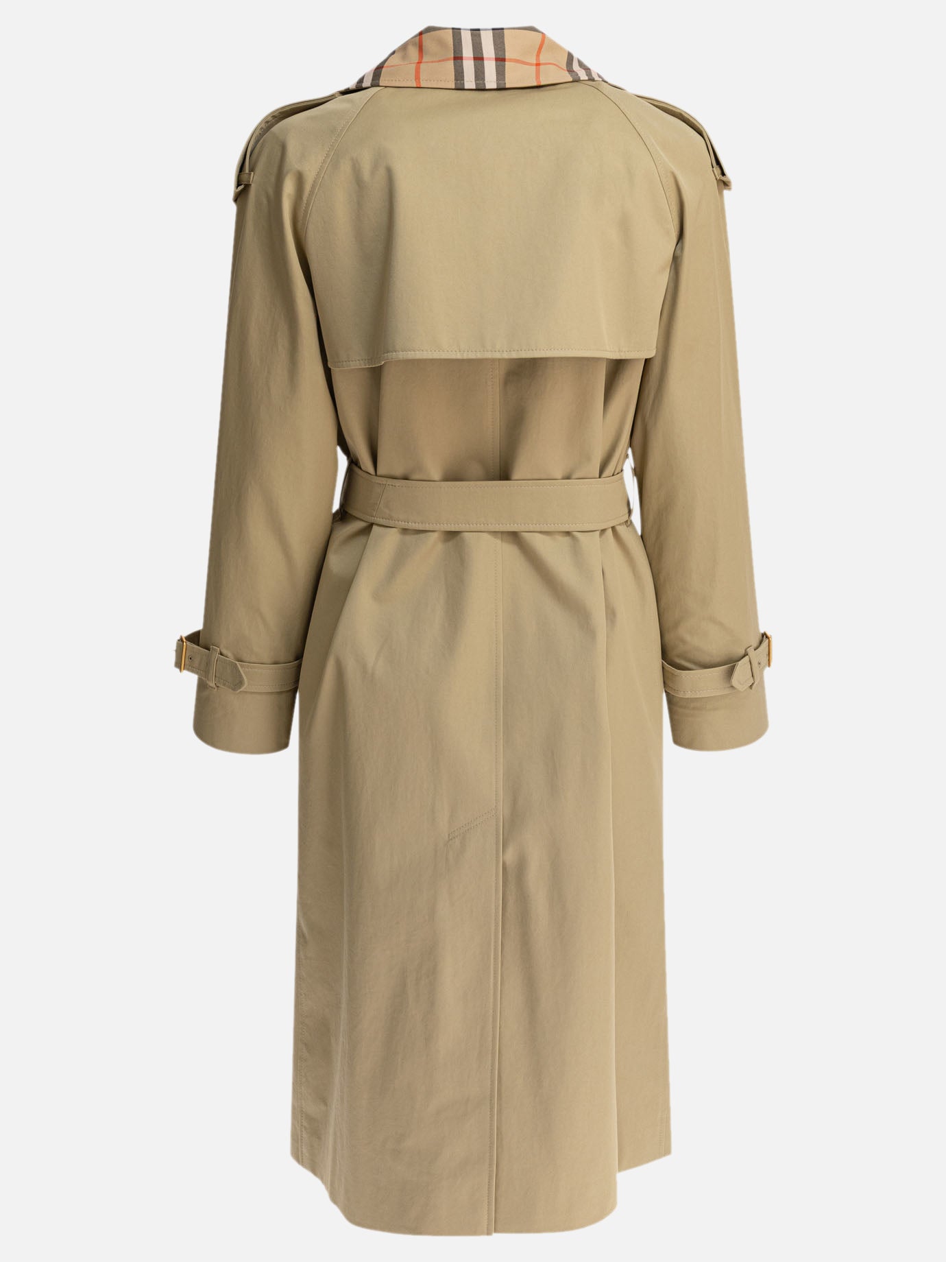 Raincoats & Trench coats Solid colour  Beige - Burberry Women | PDP | VIETTI Online Store | thumbnail_2