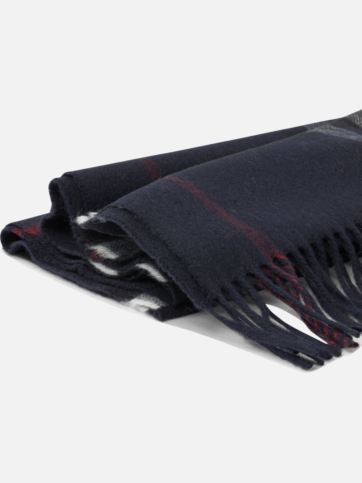 Fringed scarves 100%cashmere  Black - Burberry Men | PDP | VIETTI Online Store | Zoom-Modal_2

