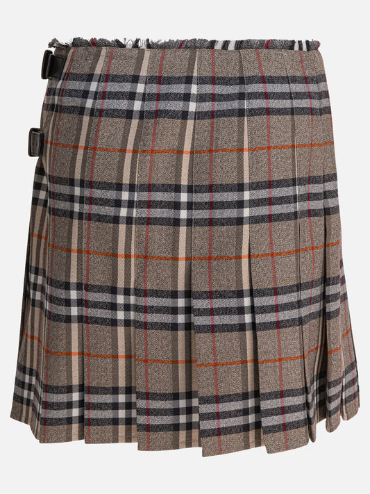 Miniskirts Check  Beige - Burberry Women | PLP | VIETTI Online Store | 2
