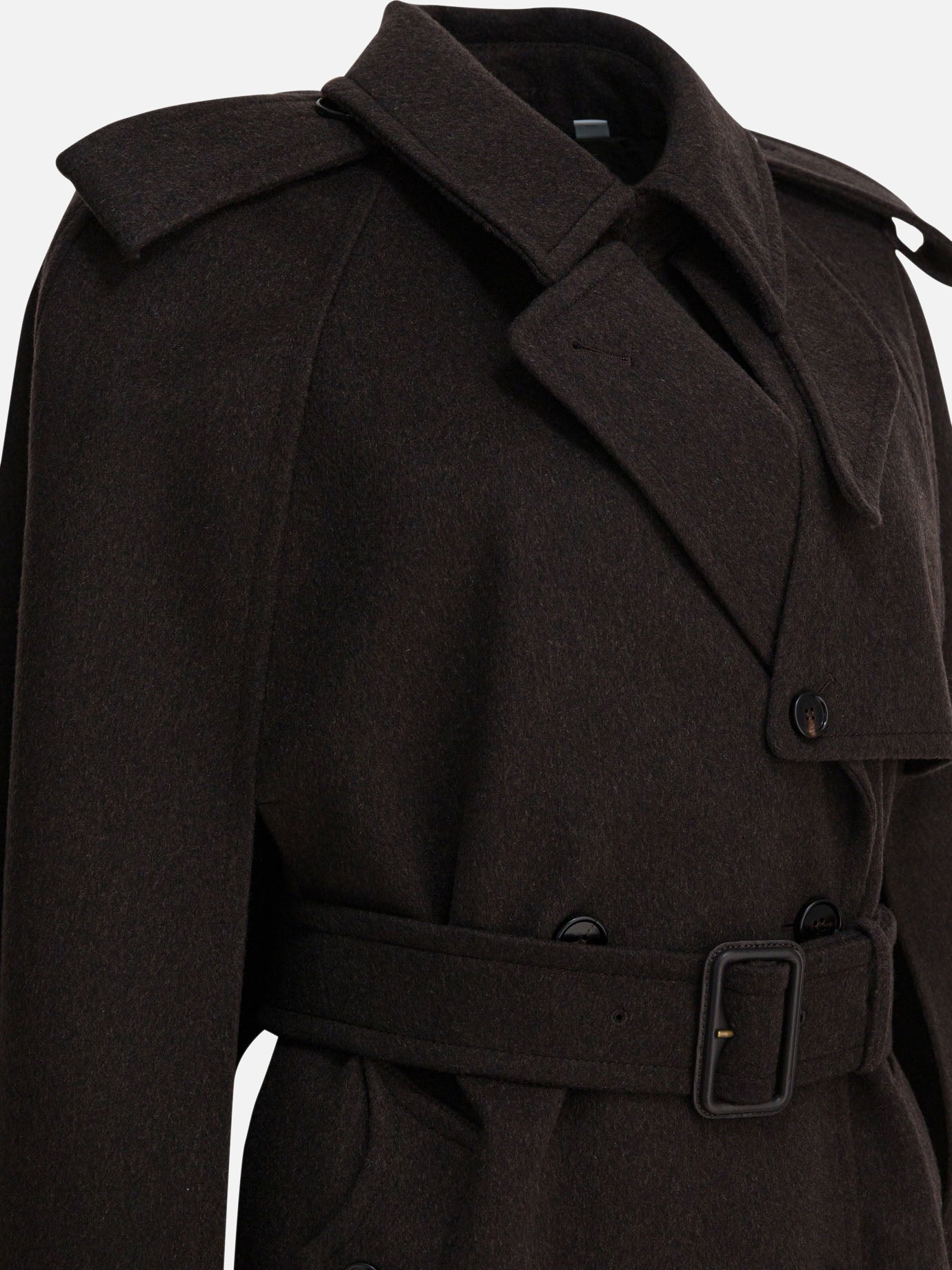 Capes Solid colour  Brown - Burberry Women | PDP | VIETTI Online Store | Zoom-Modal_4
