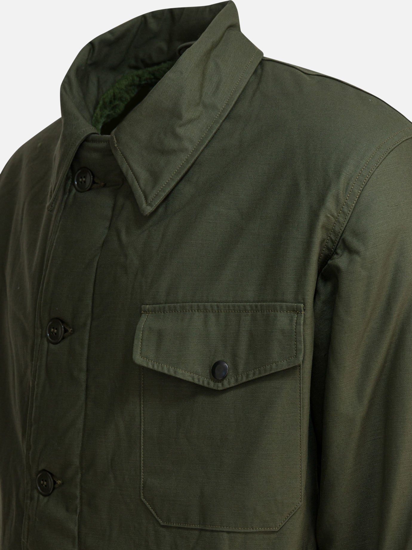 Parkas Solid colour  Green - Buzz Rickson's Men | PDP | VIETTI Online Store | Zoom-Modal_4
