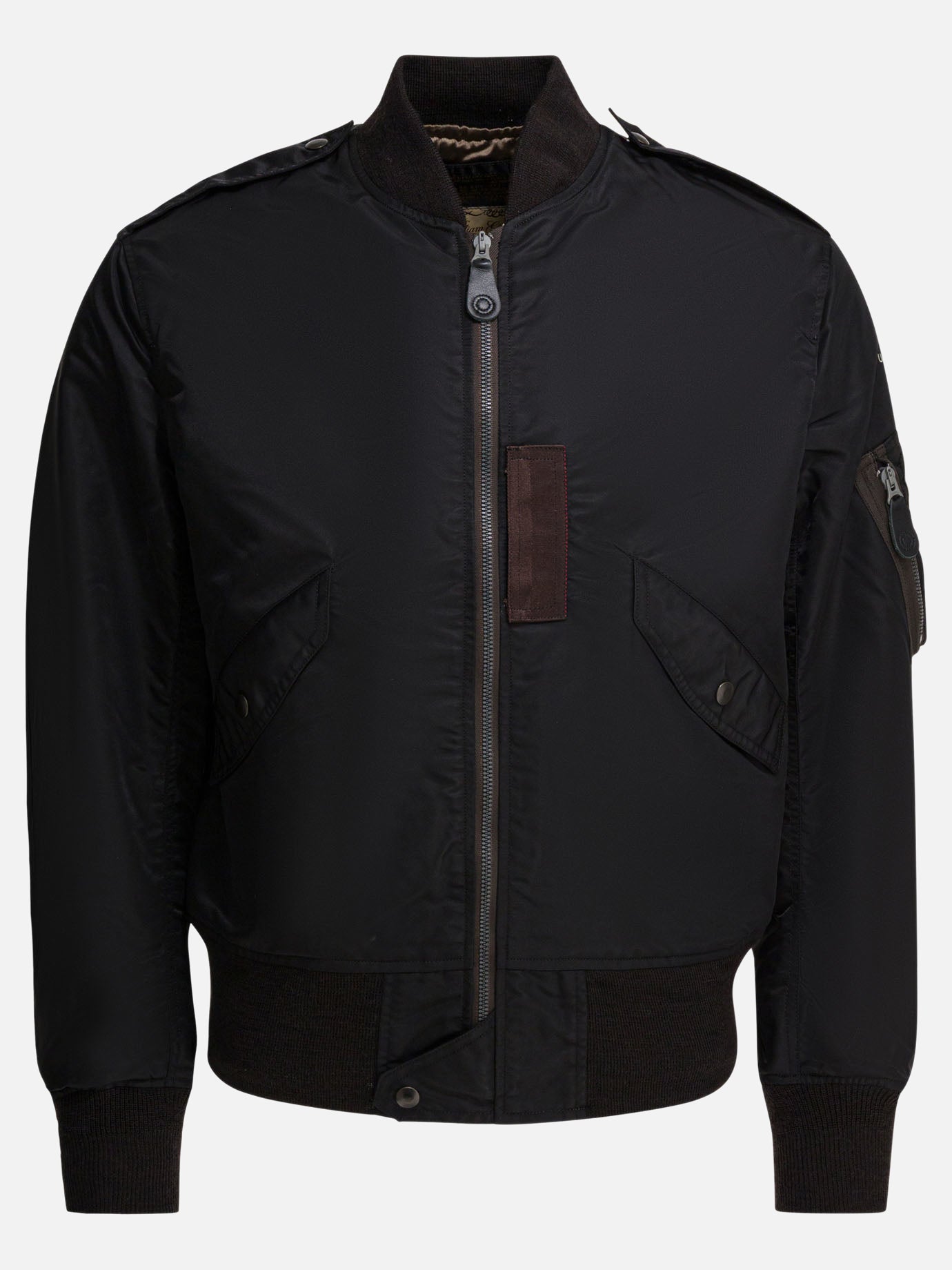 Bomber jackets Solid colour  Black - Buzz Rickson's Men | PDP | VIETTI Online Store | Zoom-Modal
