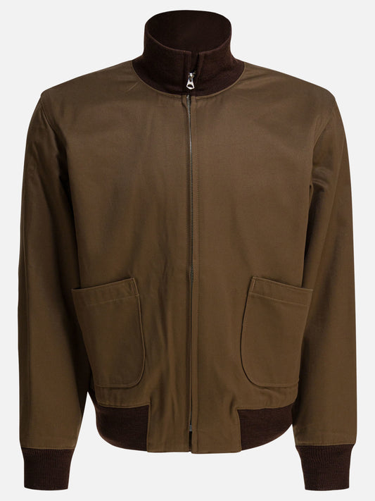 Bomber jackets Solid colour  Brown - Buzz Rickson's Men | PDP | VIETTI Online Store 
