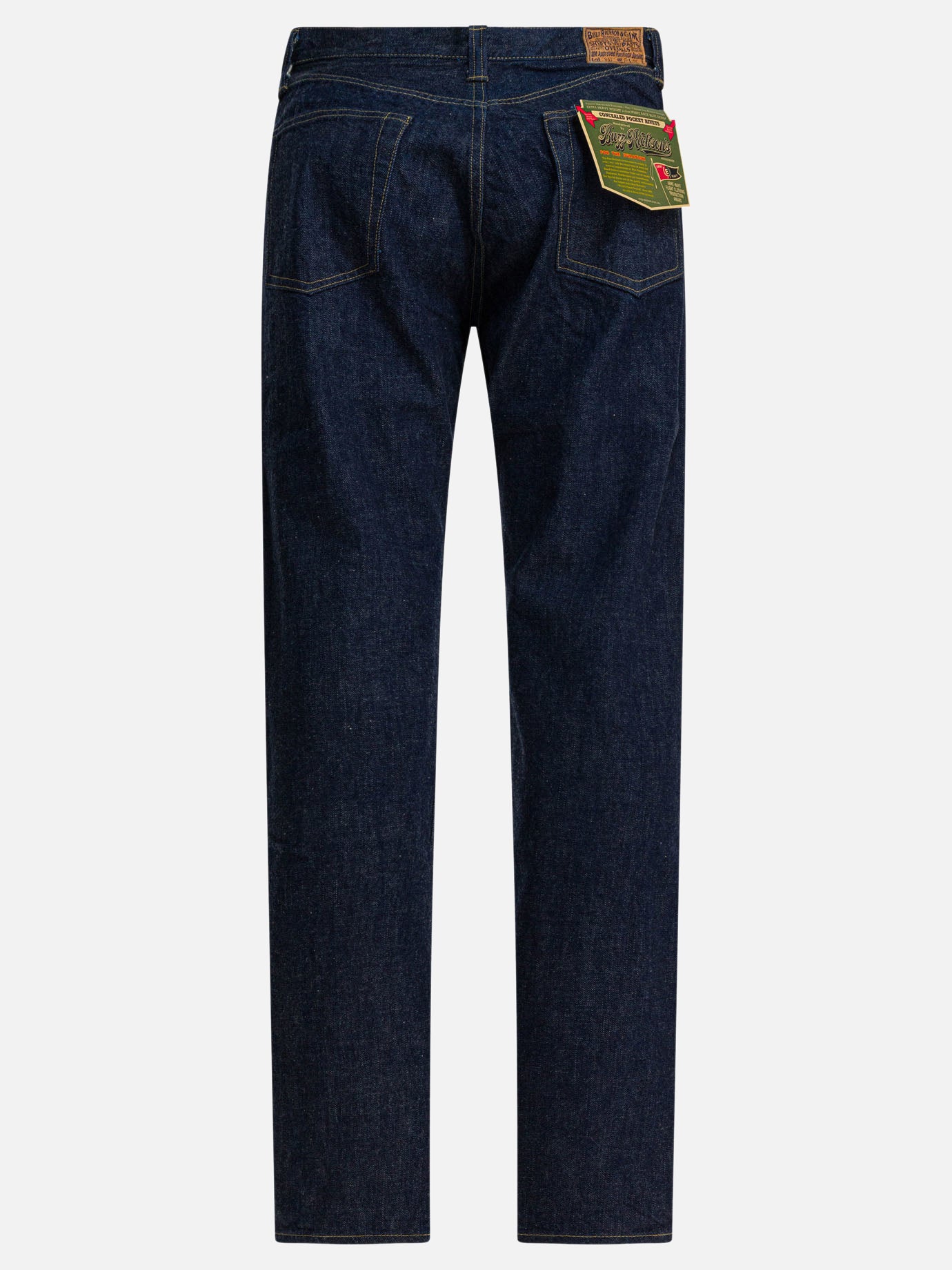 Straight-leg jeans Solid colour  Blue - Buzz Rickson's Men | PDP | VIETTI Online Store | Zoom-Modal_2
