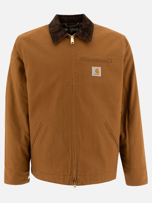 Overshirt jackets Logo  Brown - Carhartt WIP Men | PLP | VIETTI Online Store 
