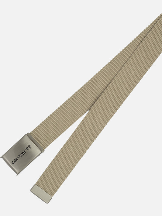 Fabric belts 100% polyester  Beige - Carhartt WIP Men | PDP | VIETTI Online Store | 2
