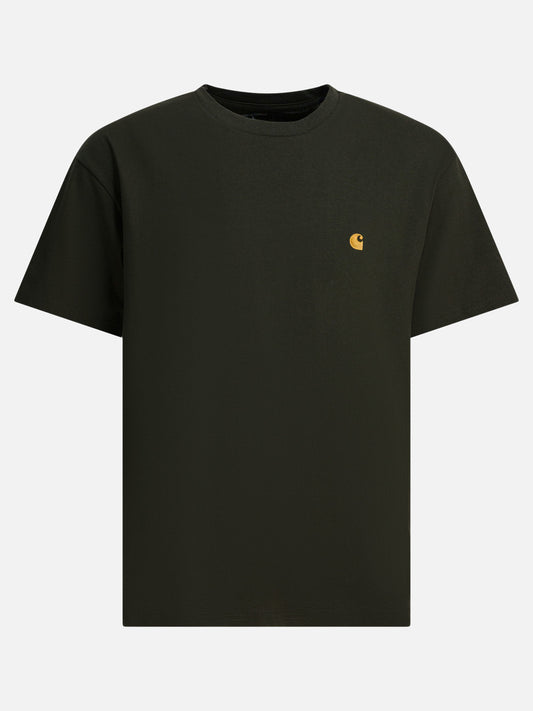 Crewneck t-shirts Logo  Green - Carhartt WIP Men | PLP | VIETTI Online Store 

