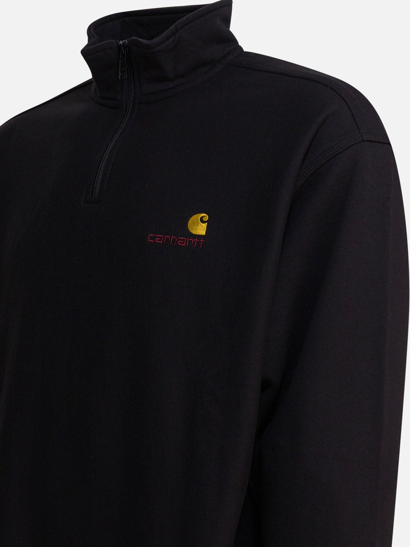 Half zip sweatshirts Logo  Black - Carhartt WIP Men | PDP | VIETTI Online Store | thumbnail_4