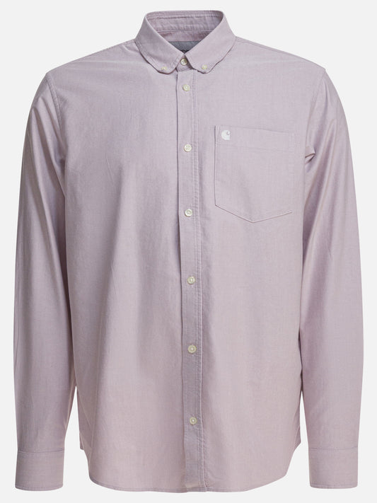 Casual shirts Solid colour  Pink - Carhartt WIP Men | PLP | VIETTI Online Store 
