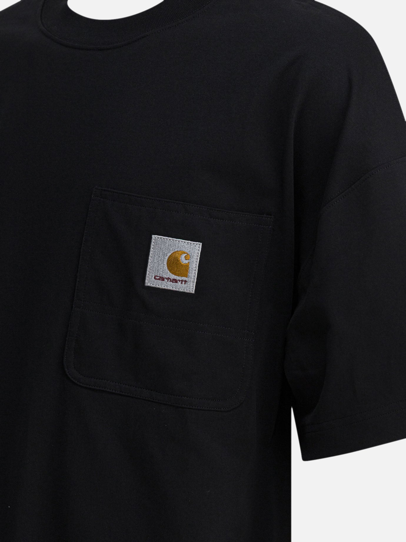 Crewneck t-shirts Logo  Black - Carhartt WIP Men | PDP | VIETTI Online Store | thumbnail_4