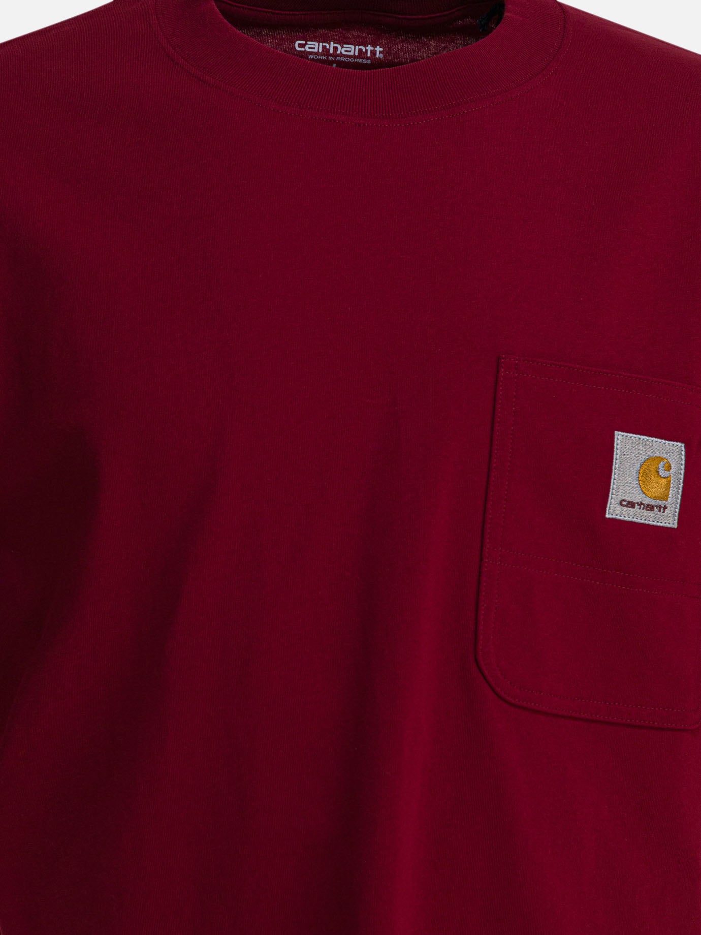 Crewneck t-shirts Logo  Red - Carhartt WIP Men | PDP | VIETTI Online Store | Zoom-Modal_3
