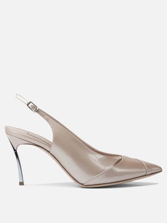 Slingbacks 100% leather - 100% leather  Pink - Casadei Women | PDP | VIETTI Online Store 
