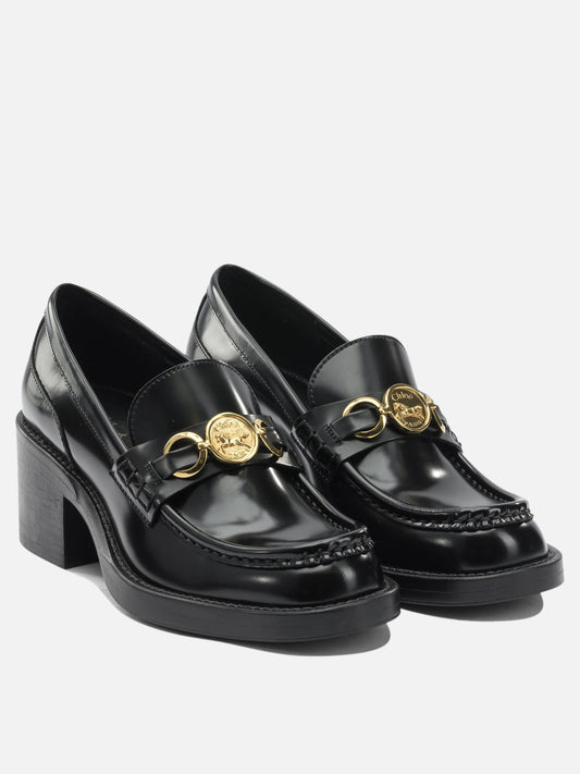 Loafers 100% leather - 100% rubber  Black - Chloé Women | PDP | VIETTI Online Store | 2
