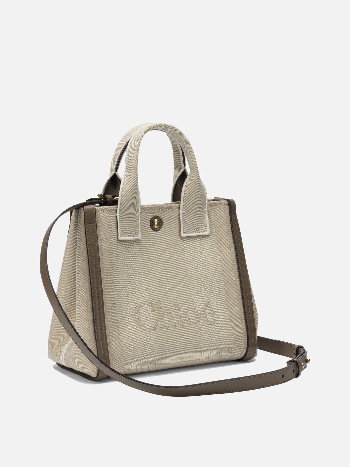 Small bags 91% recycled cotton 6% polyester 3% other fibres  Beige - Chloé Women | PDP | VIETTI Online Store | thumbnail_2