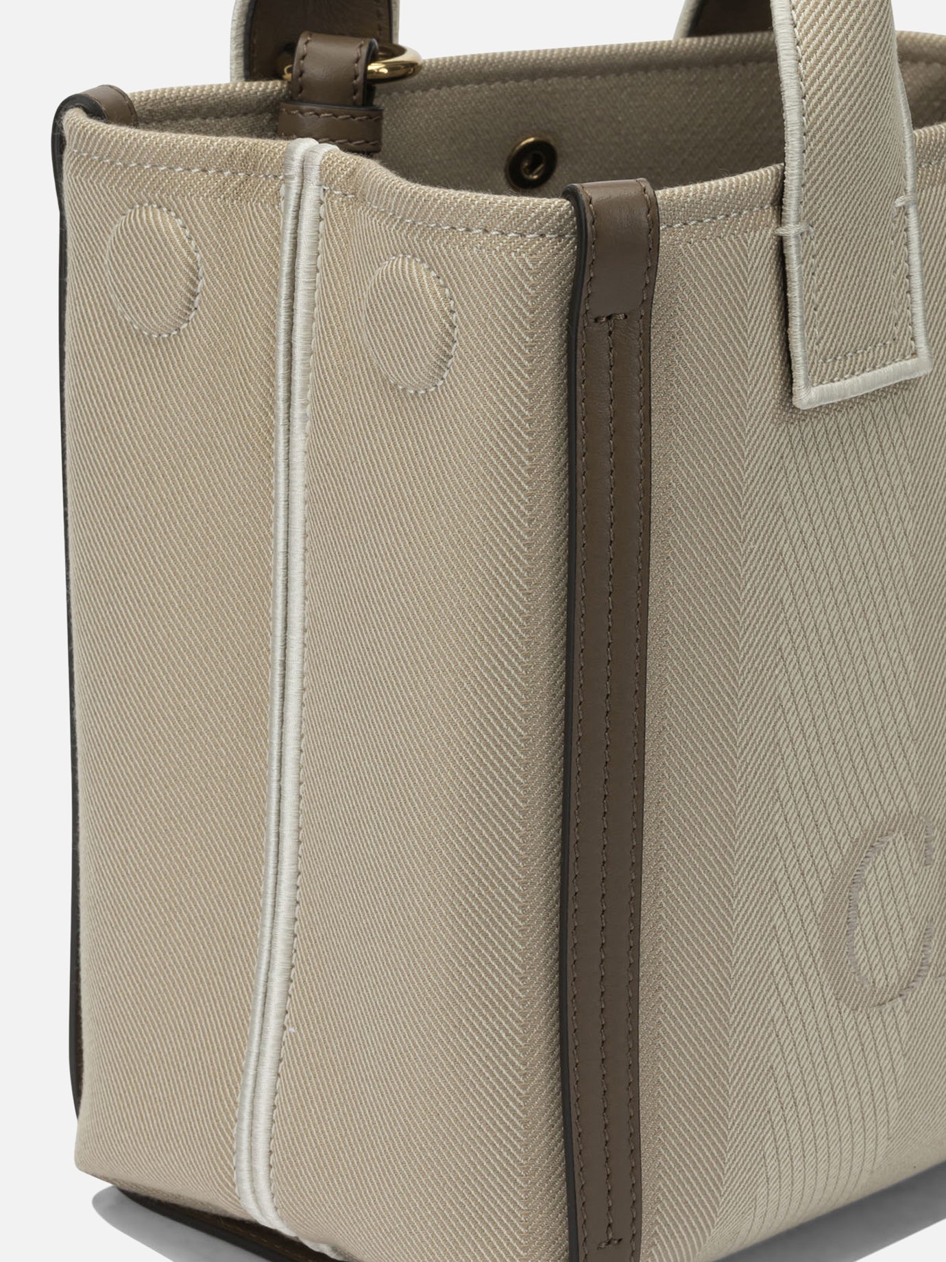 Small bags 91% recycled cotton 6% polyester 3% other fibres  Beige - Chloé Women | PDP | VIETTI Online Store | thumbnail_4