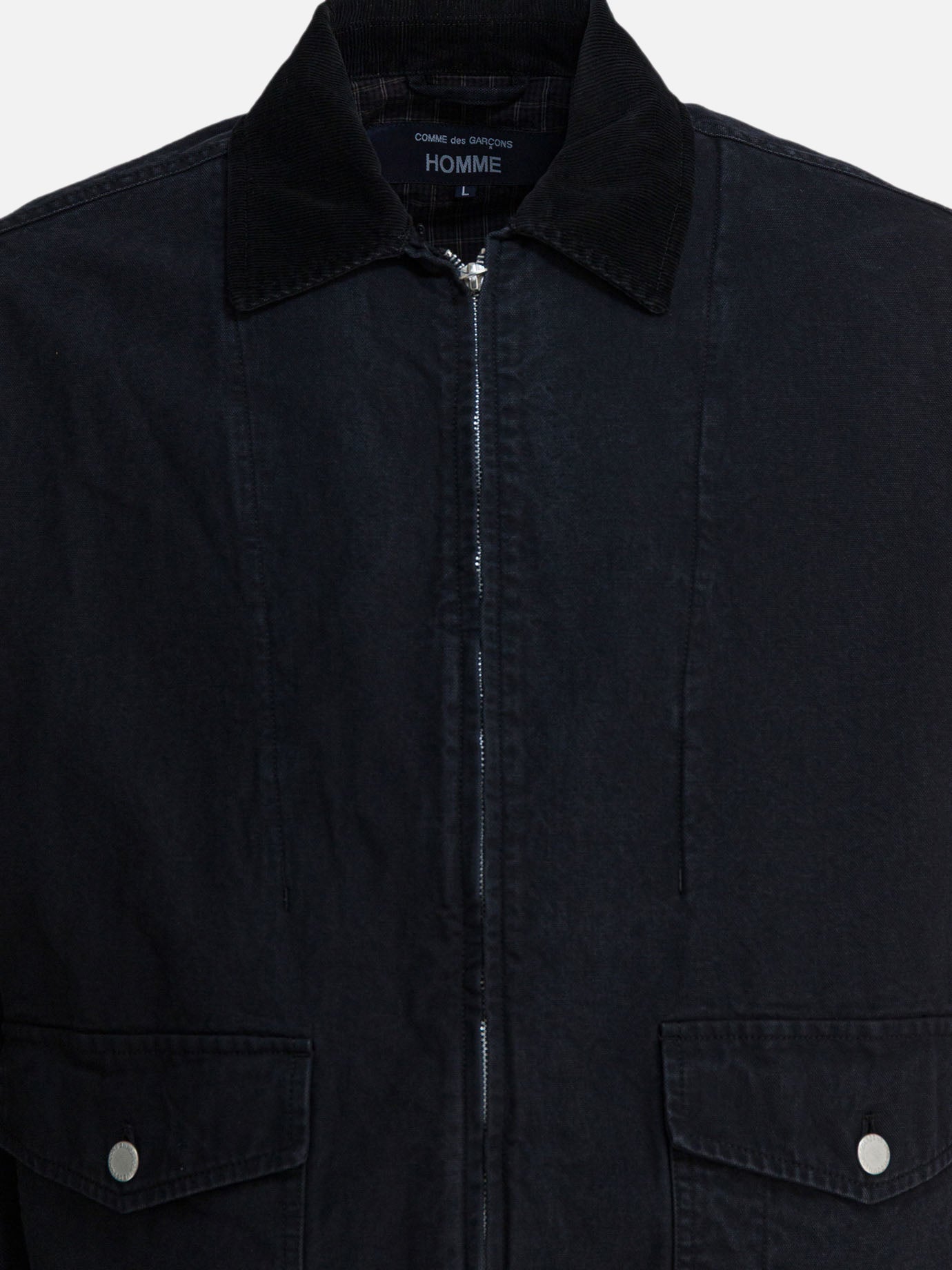 Denim jackets Solid colour  Black - Comme Des Garçons Homme Men | PDP | VIETTI Online Store | Zoom-Modal_3
