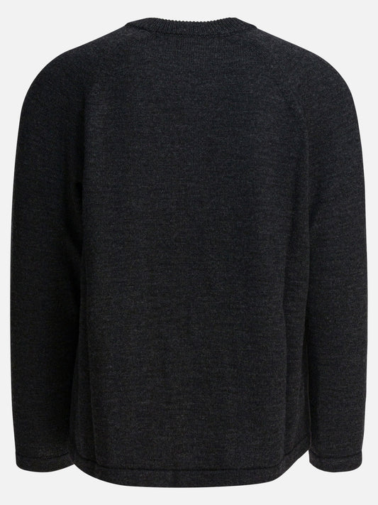 Crewneck sweaters Textured knit  Grey - Comme Des Garçons Homme Men | PLP | VIETTI Online Store | 2
