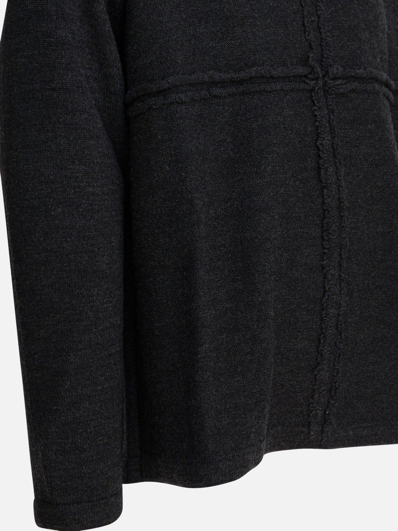 Crewneck sweaters Textured knit  Grey - Comme Des Garçons Homme Men | PDP | VIETTI Online Store | thumbnail_4