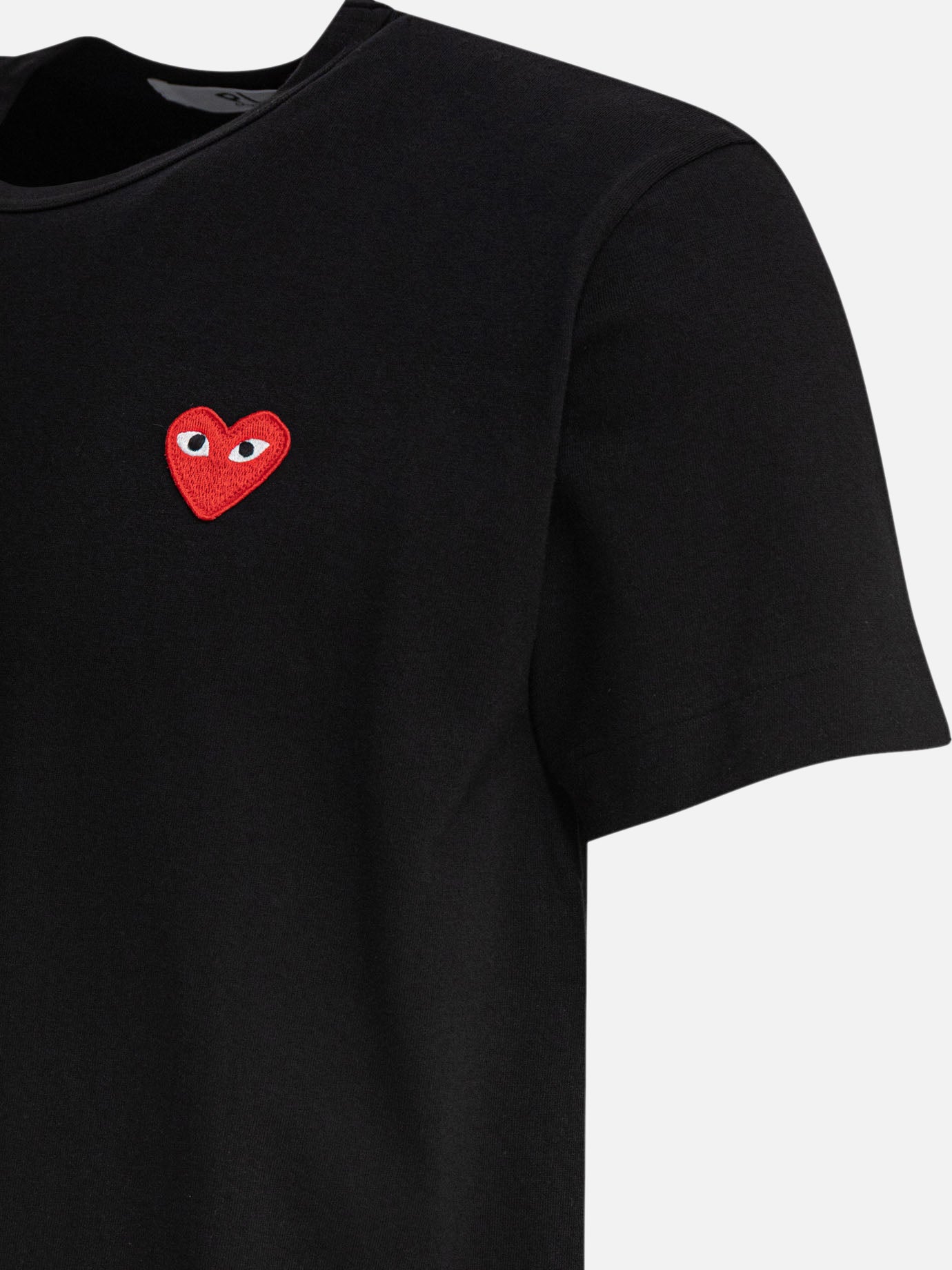 Crewneck t-shirts Logo  Black - Comme Des Garçons Play Men | PDP | VIETTI Online Store | Zoom-Modal_4

