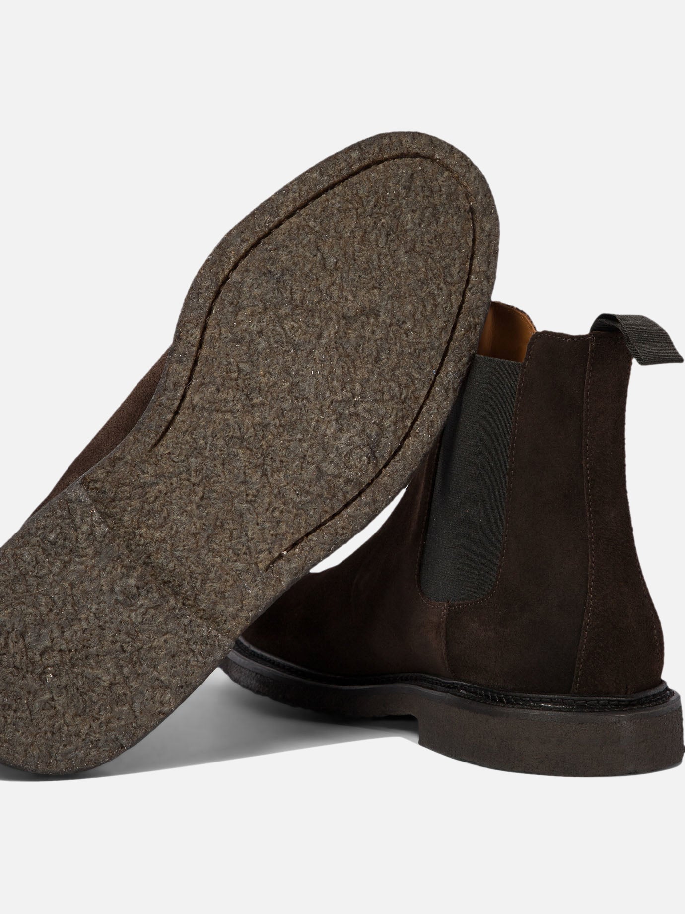 Chelsea boots 100% suede - 100% rubber  Brown - Common Projects Men | PDP | VIETTI Online Store | thumbnail_5