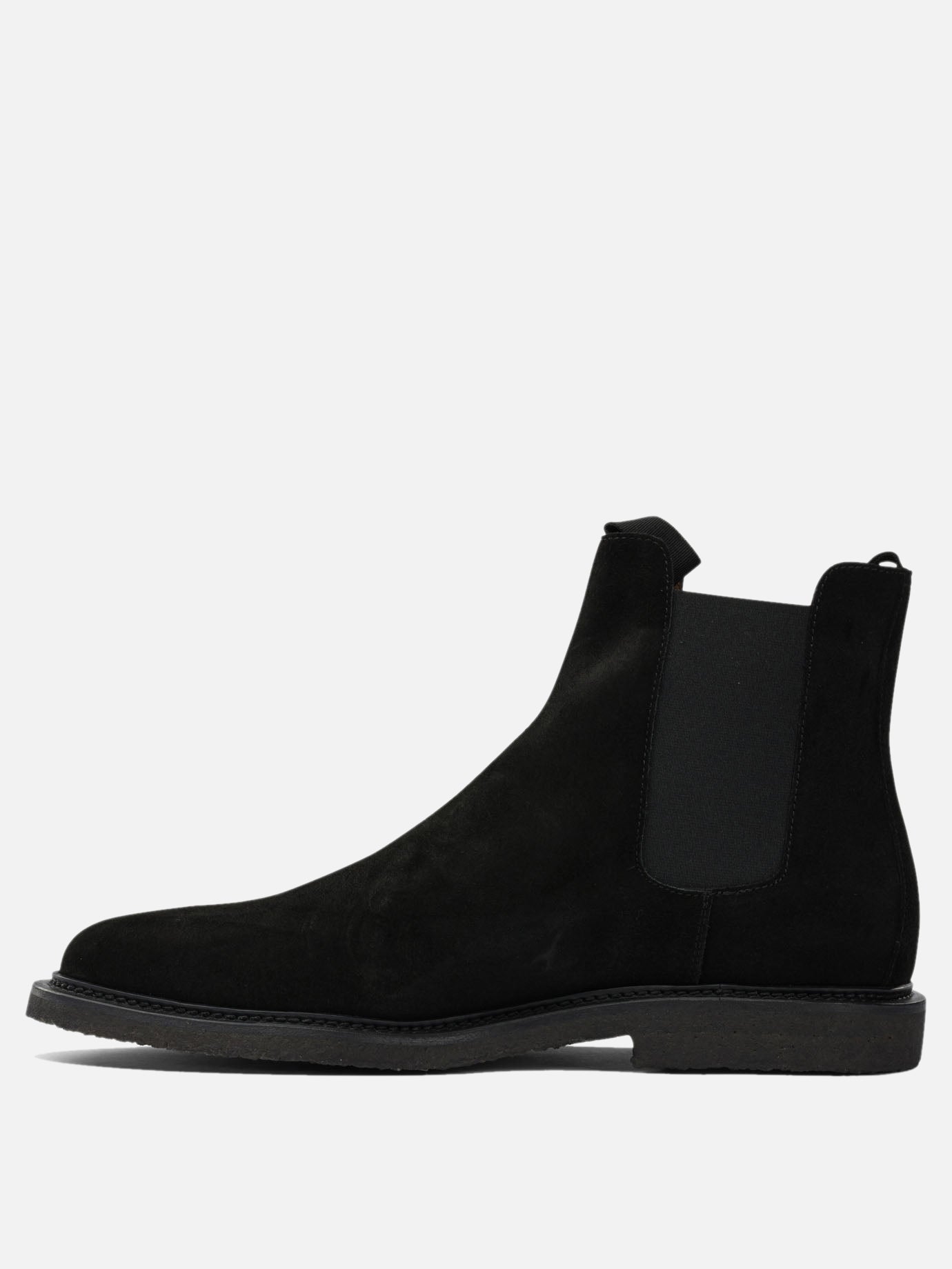 Chelsea boots 100% suede - 100% rubber  Black - Common Projects Men | PDP | VIETTI Online Store | thumbnail_3