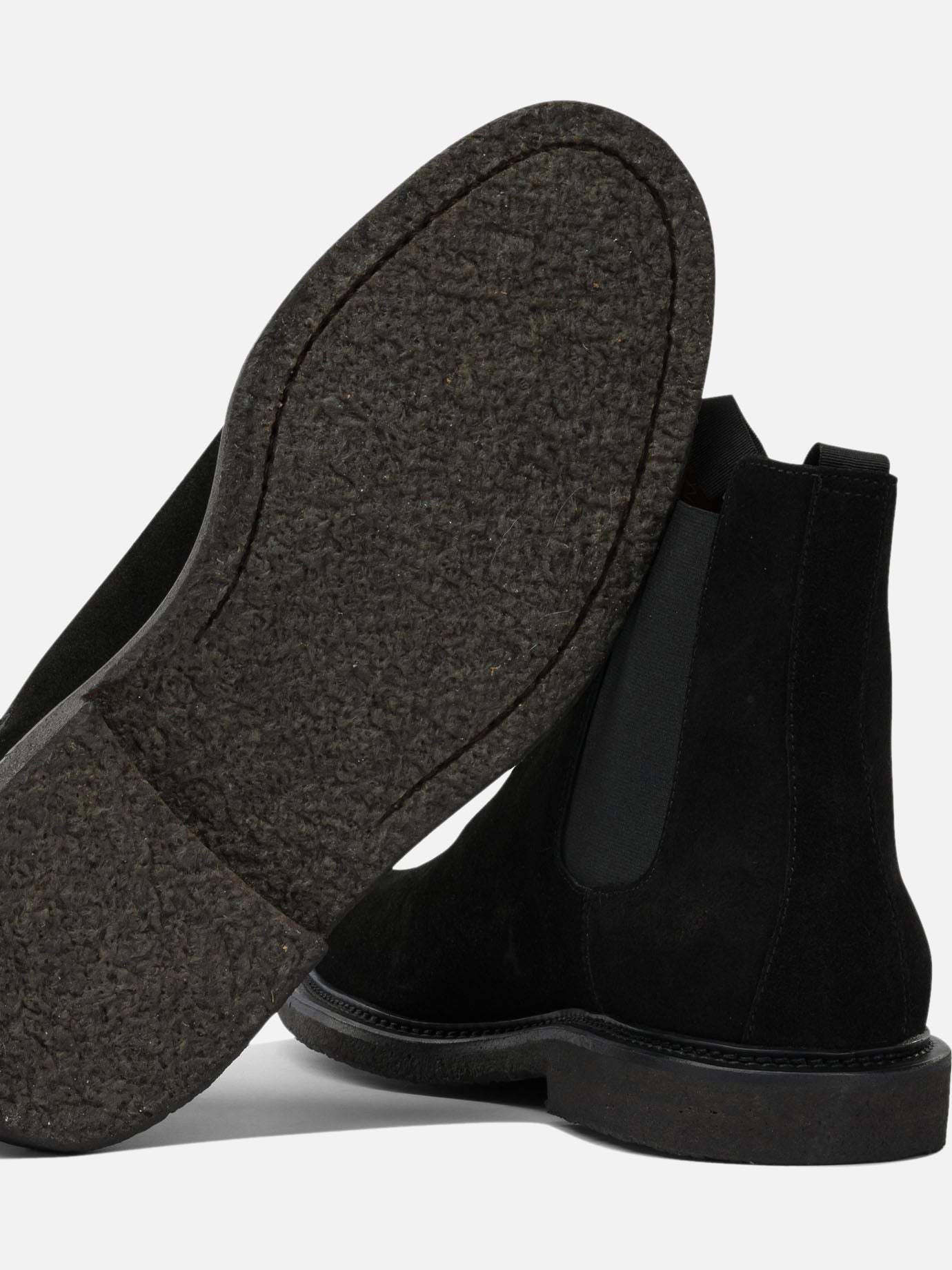 Chelsea boots 100% suede - 100% rubber  Black - Common Projects Men | PDP | VIETTI Online Store | thumbnail_5