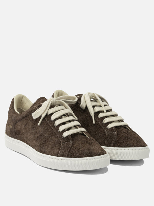 Low top sneakers 100% suede - 100% rubber  Brown - Common Projects Women | PDP | VIETTI Online Store | 2
