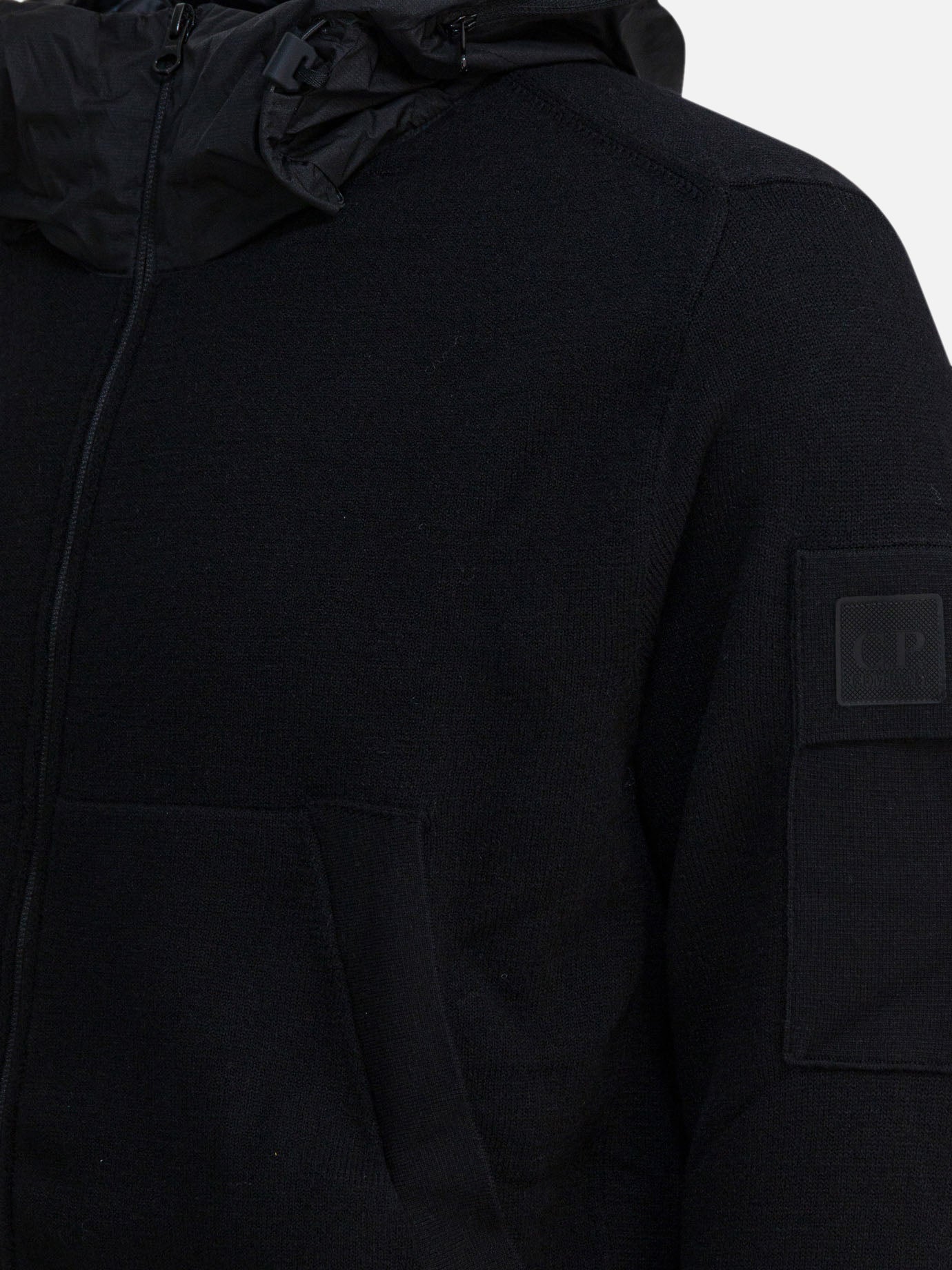 Zipped sweaters Logo  Black - C.P. Company Men | PDP | VIETTI Online Store | thumbnail_4
