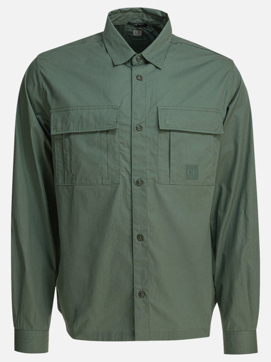 Casual shirts Tinta unita  Green - C.P. Company Men | PLP | VIETTI Online Store 
