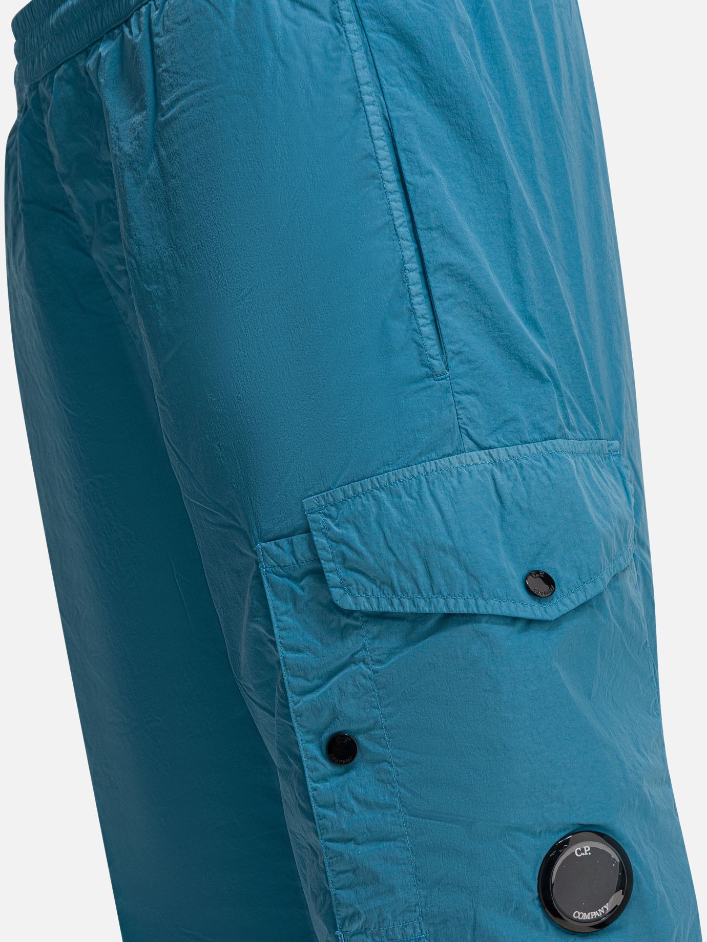 Cargo & parachute trousers Solid colour  Light blue - C.P. Company Men | PDP | VIETTI Online Store | thumbnail_4