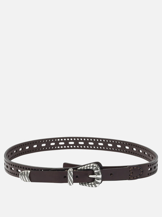 Leather belts 100% calf leather  Brown - Etro Women | PDP | VIETTI Online Store 
