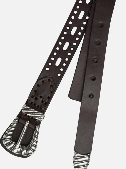 Leather belts 100% calf leather  Brown - Etro Women | PDP | VIETTI Online Store | 2

