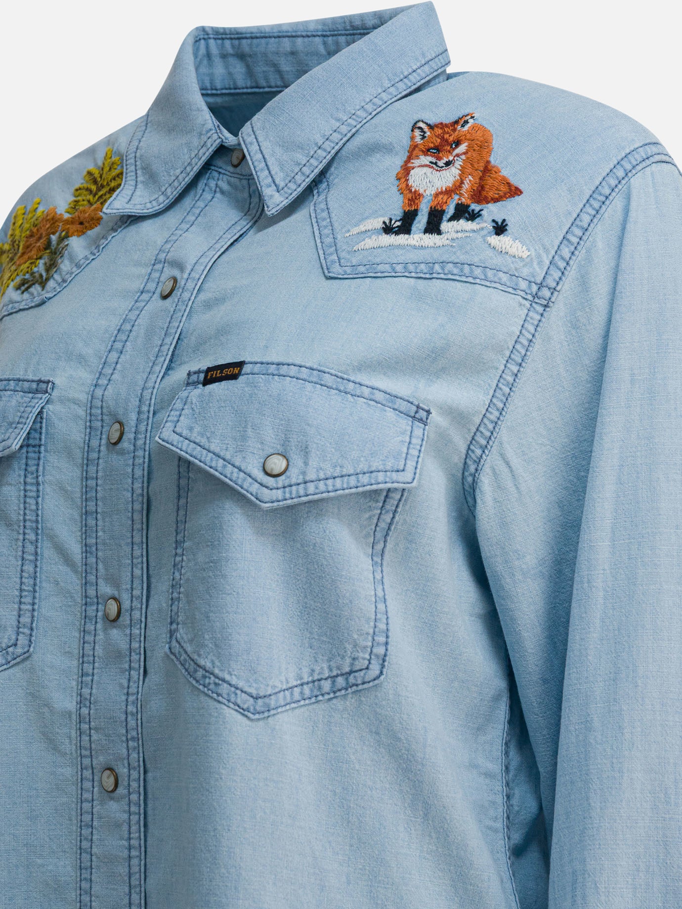 Casual shirts Solid colour  Light blue - Filson Women | PDP | VIETTI Online Store | thumbnail_4