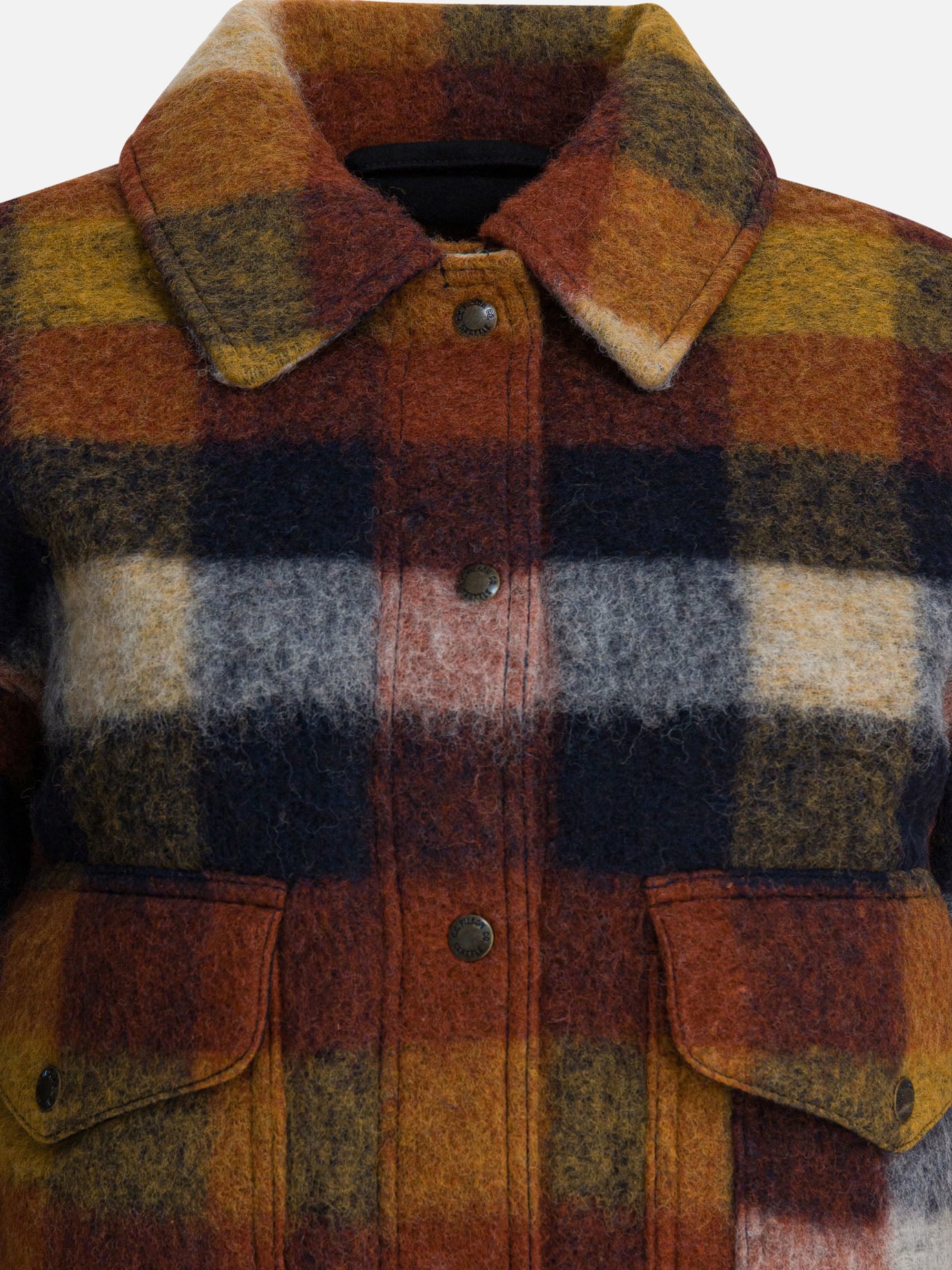 Overshirt jackets Check  Red - Filson Women | PDP | VIETTI Online Store | thumbnail_3