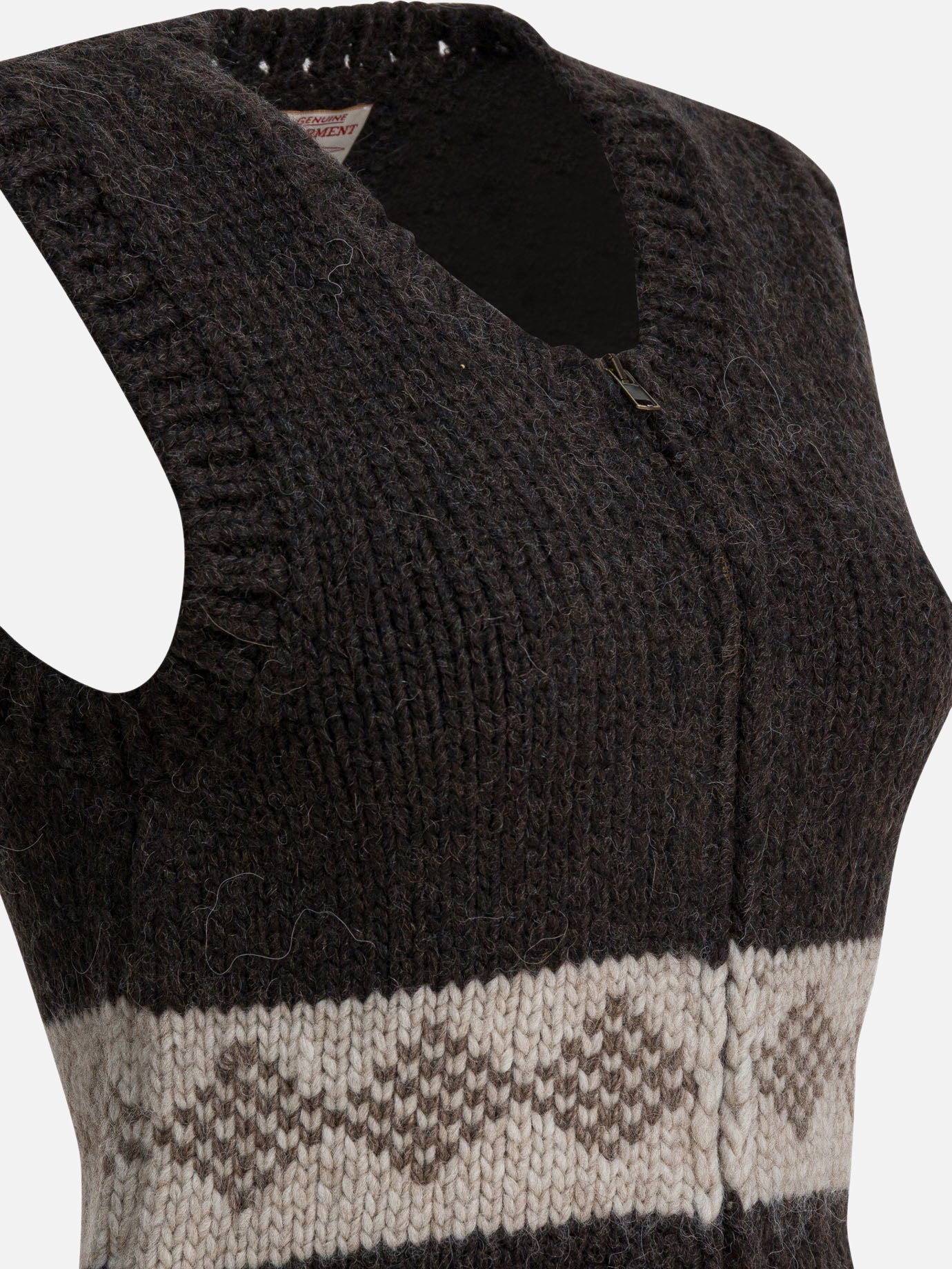 Vests Textured knit  Brown - Filson Women | PDP | VIETTI Online Store | Zoom-Modal_4
