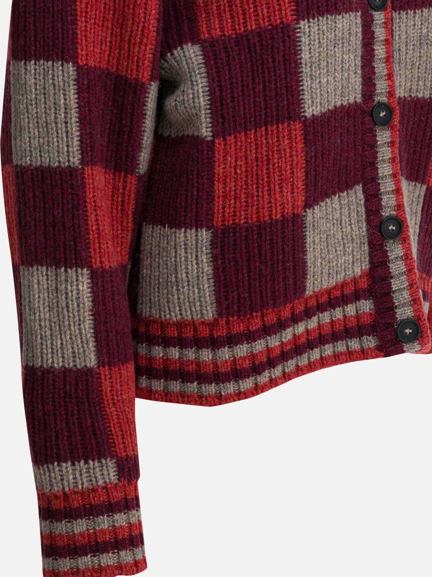 Cardigans Check  Bordeaux - Filson Women | PDP | VIETTI Online Store | Zoom-Modal_4
