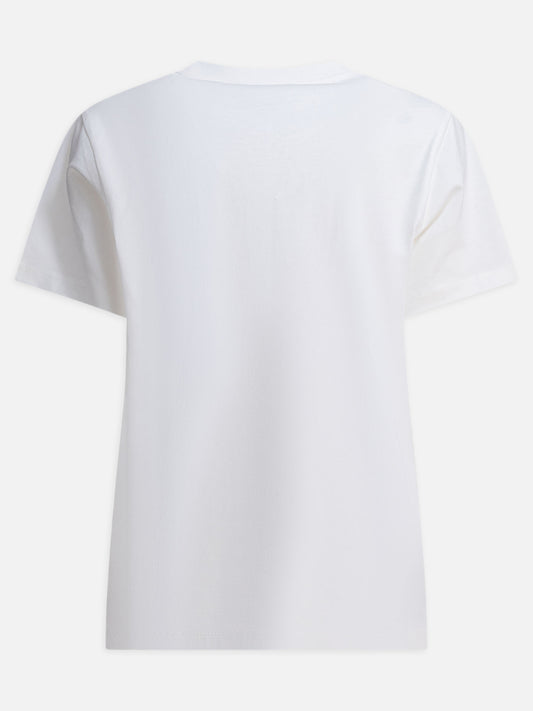 Ganni T-shirt with print and logo 19011308_L Beige 2